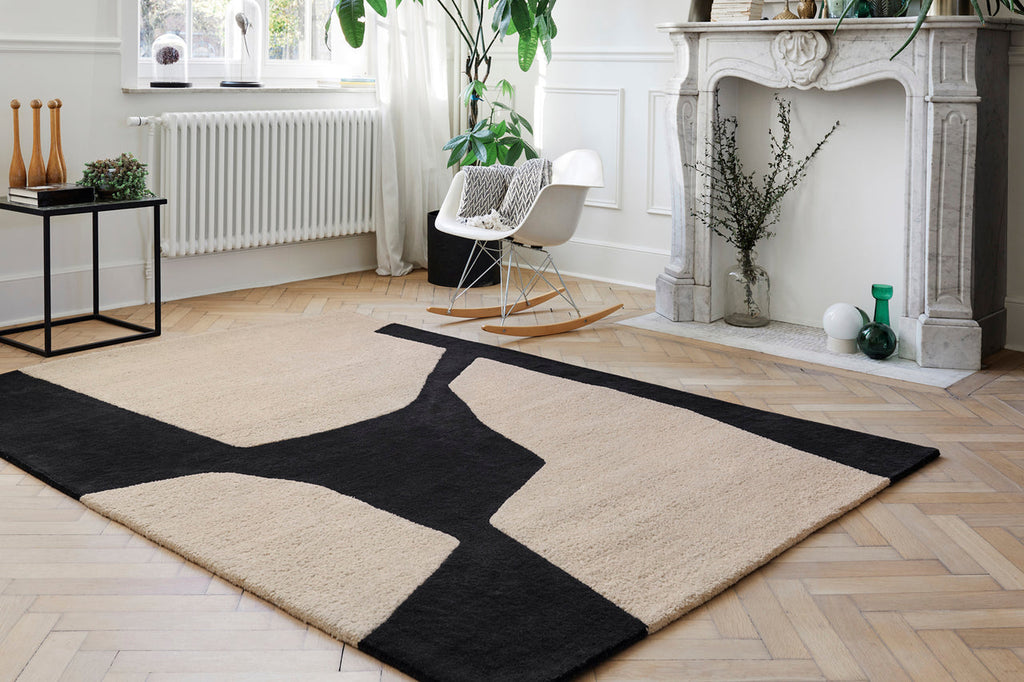 Contemporary Geometric Blocks Rug