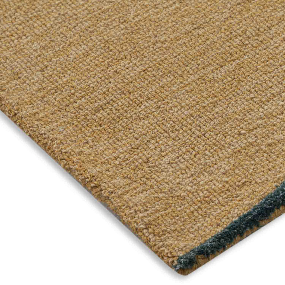Modern Abstract Geometric Yellow & Grey Area Rug