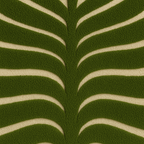 Abstract Leaf Wool Rug