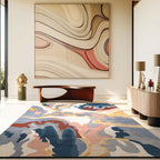 Artisan Flow Abstract Multicolor Rug