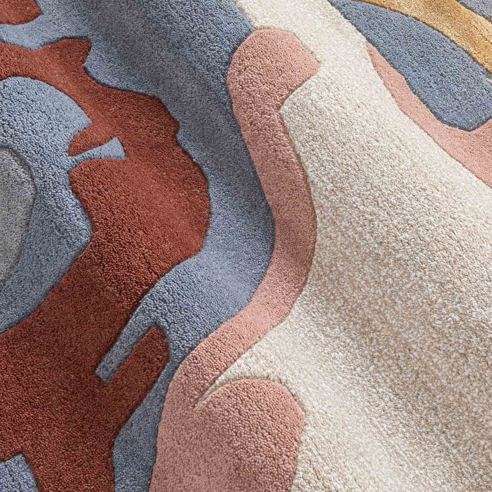 Artisan Flow Abstract Multicolor Rug