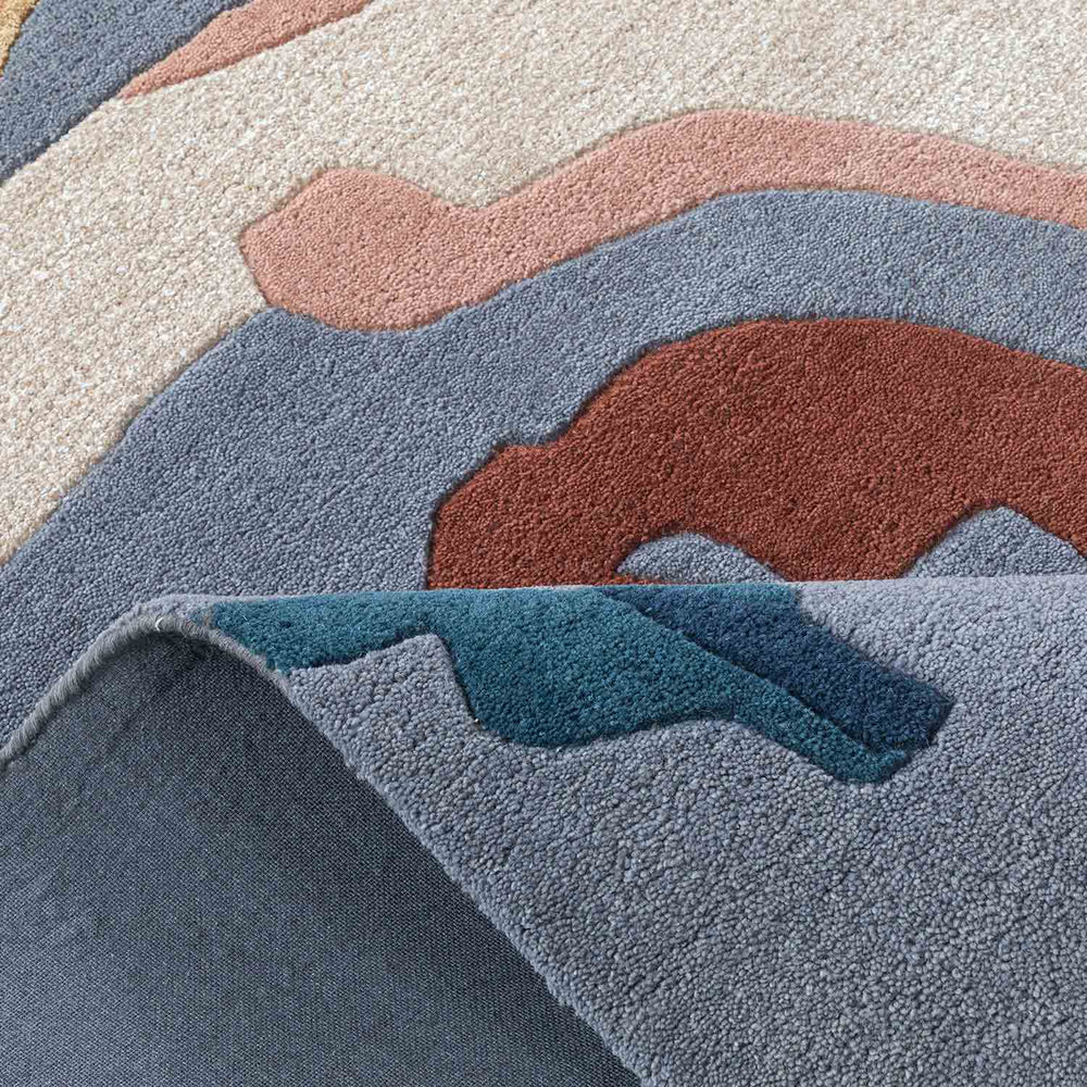 Artisan Flow Abstract Multicolor Rug