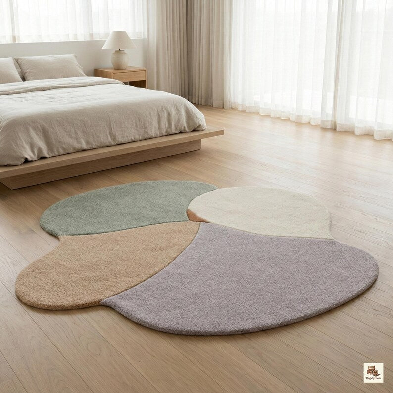 Pastel Pebble Unshaped Rug