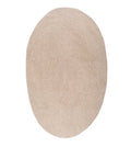 Beige Organic Abstract Rug