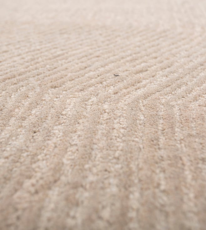 Beige Organic Abstract Rug