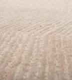 Beige Organic Abstract Rug