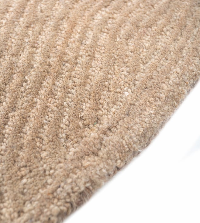 Beige Organic Abstract Rug