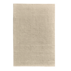 Solid Ivory Beige Rug