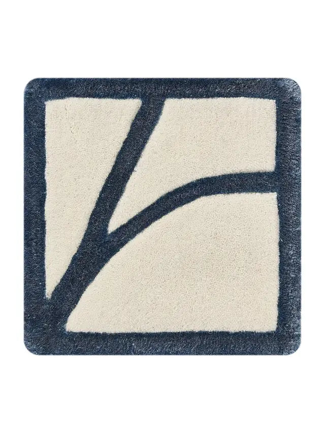 Abstract Wave Wool Rug