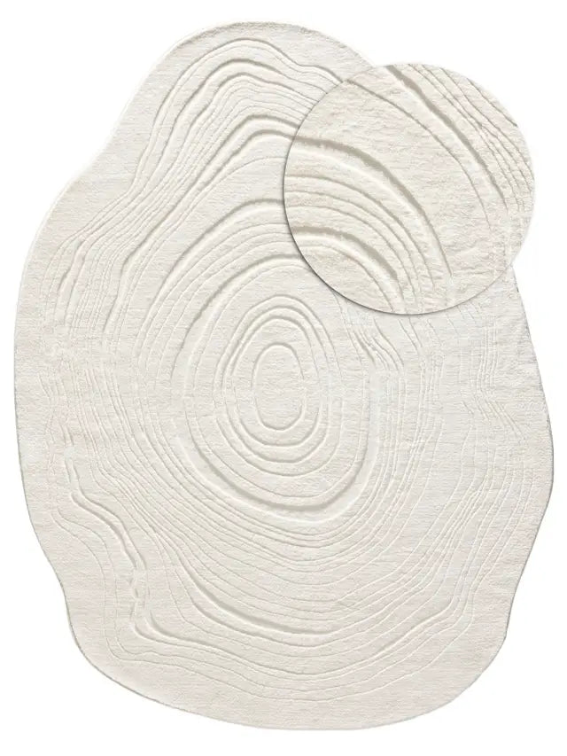 Organic Contour Ivory Rug