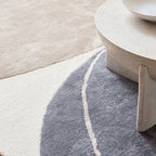 Grey & Beige abstract Rug