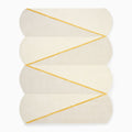 Gold Geometric Wool Rug