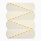 Gold Geometric Wool Rug