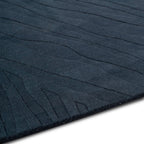 Midnight Blue Solid Rug