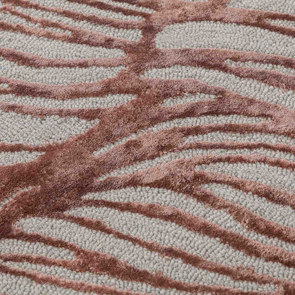 Abstract Organic Line Geometric Rug