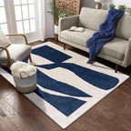 Navy Blue & Ivory