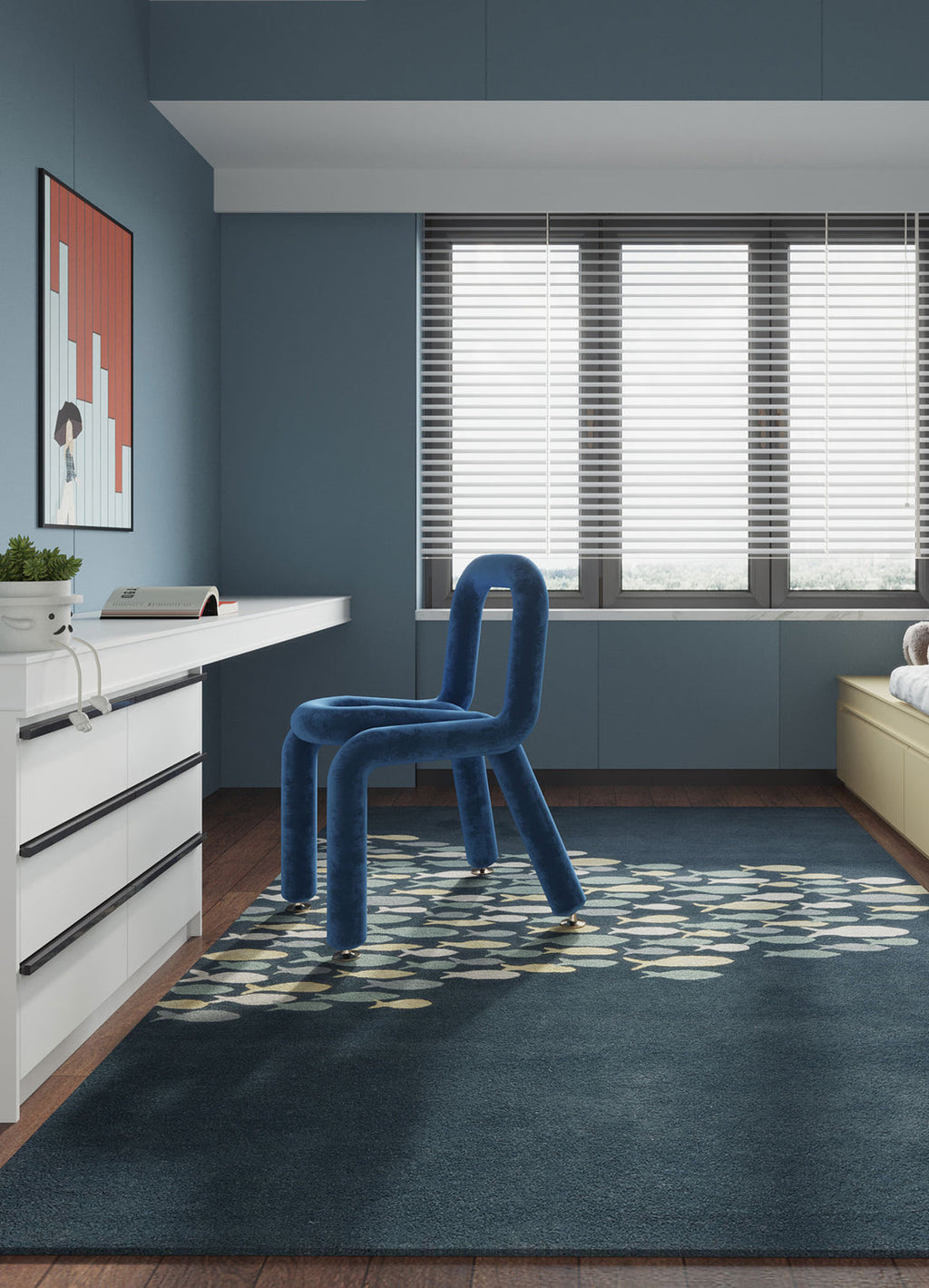 Ocean Drift Blue Rug
