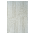 Ivory Curved Line Rug