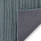 Modern Blue Grey Textured Abstract Area Rug