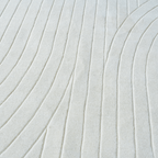 Ivory Curved Line Rug