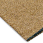 Modern Earth Tone Abstract Geometric Rug