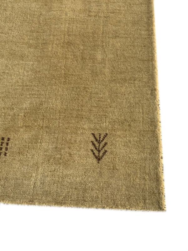 Olive Beige Minimalist Rug