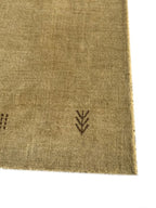 Olive Beige Minimalist Rug