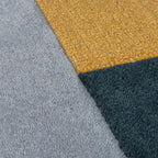 Modern Geometric Color Block Rug
