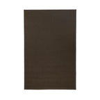 Solid Dark Brown Rug