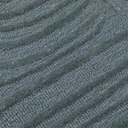 Modern Blue Grey Textured Abstract Area Rug