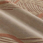 Abstract Terracotta Organic Geometric Rug