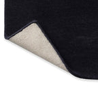 Modern Black Abstract Geometric Rug