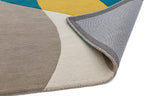Abstract Teal Rug