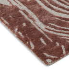 Abstract Organic Line Geometric Rug