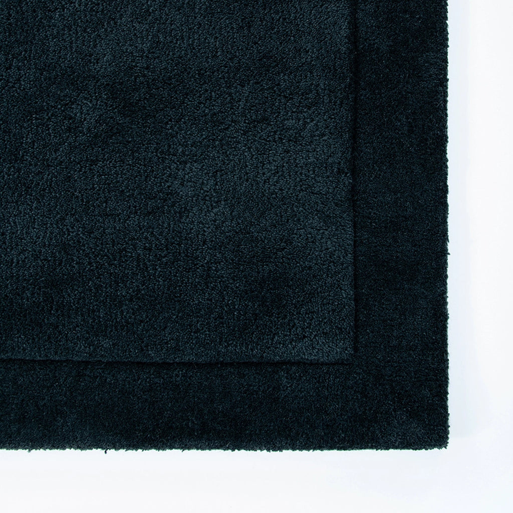 Ink Blue Solid Rug