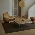 Solid Dark Brown Rug