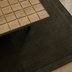 Solid Dark Brown Rug