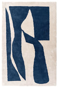 Navy Blue & Ivory