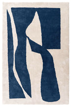 Navy Blue & Ivory