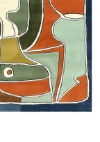 Multicolor Contemporary Area Rug