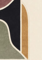 Contemporary Multicolor Area Rug 2