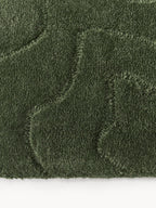 Forest Green Plush Solid Rug