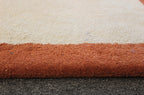 Rust Border Traditional Rug
