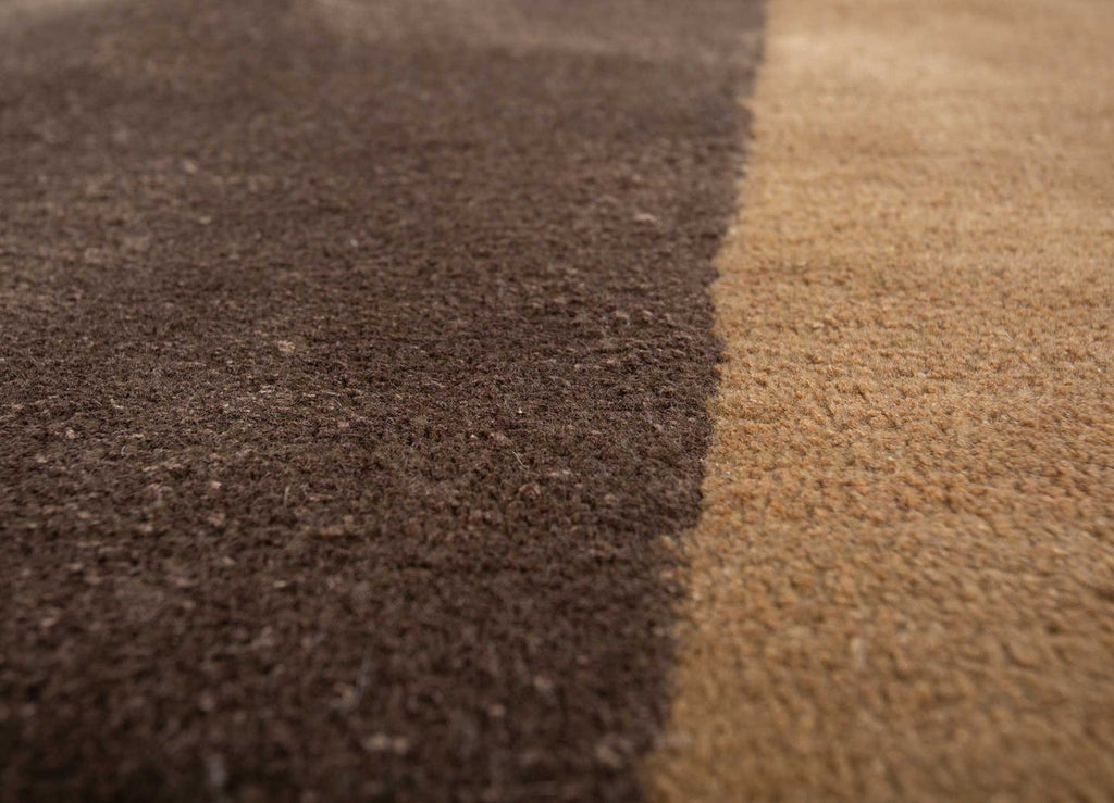 Earth Tone Geometric Abstract Rug