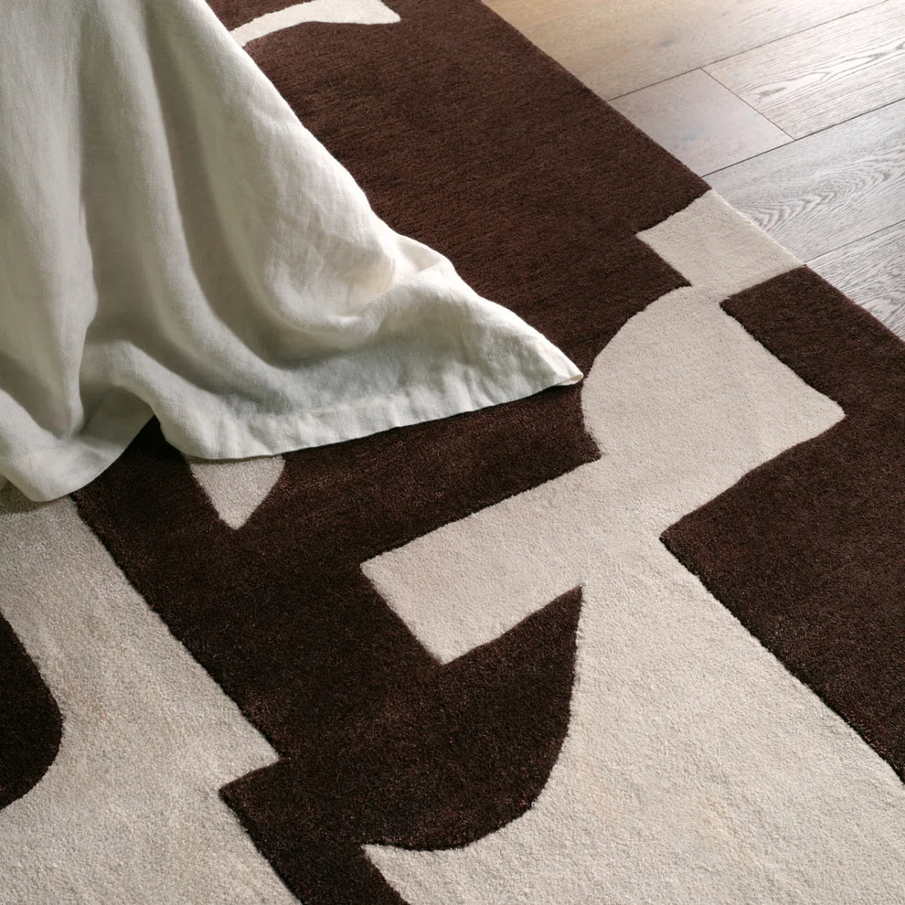 Brown & Ivory rug