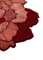 Luxury Red Floral Rug