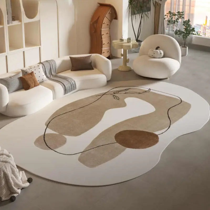 Organic Shapes Wool Rug