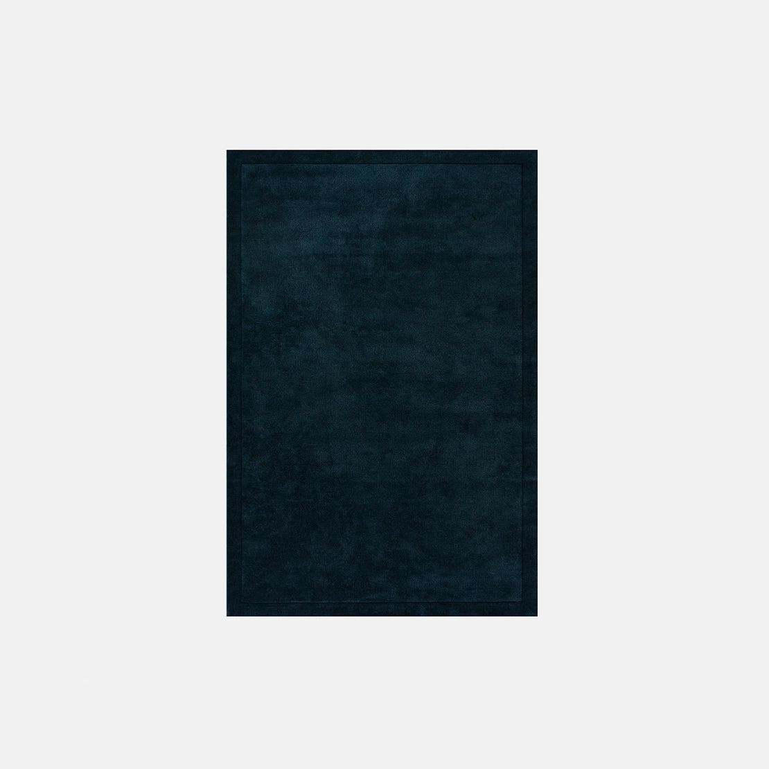 Ink Blue Solid Rug