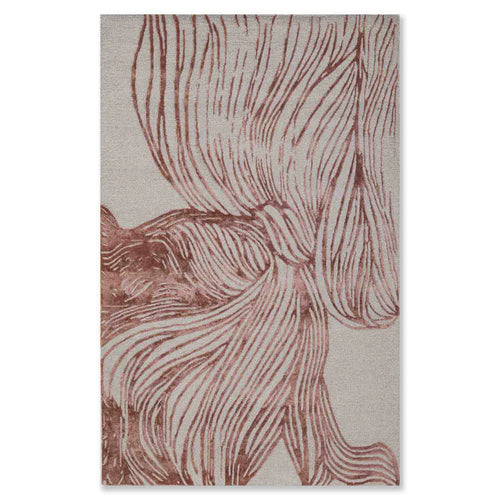 Abstract Organic Line Geometric Rug