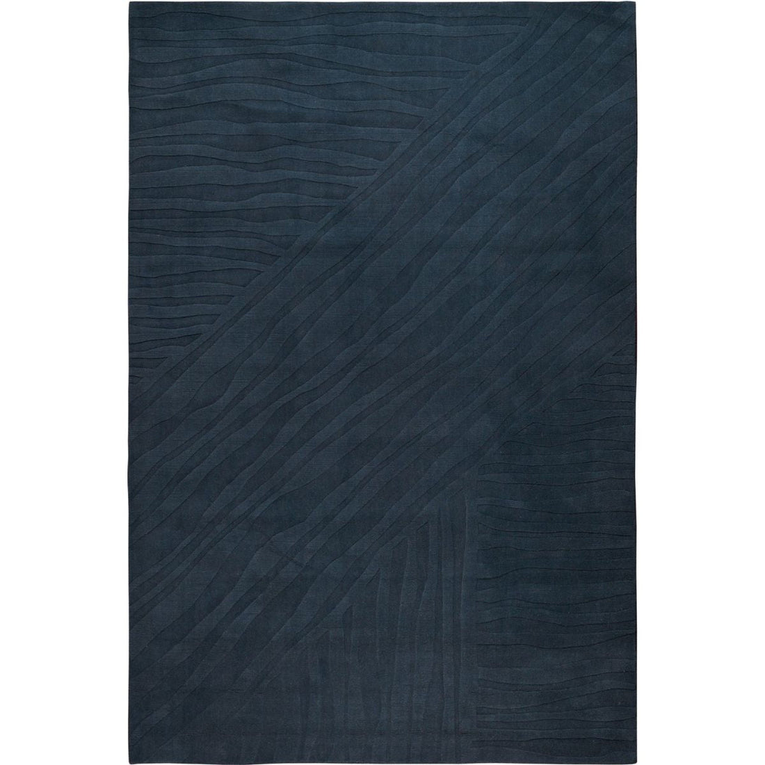 Midnight Blue Solid Rug